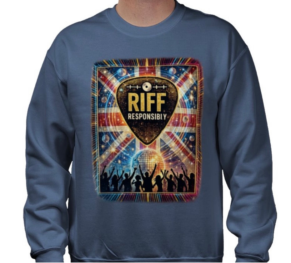 Riff Responsibly | Midnight Fever Sweatshirt