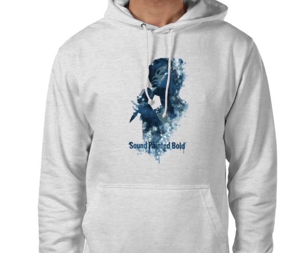 Riff Responsibly | Sound Painted Bold Hoodie