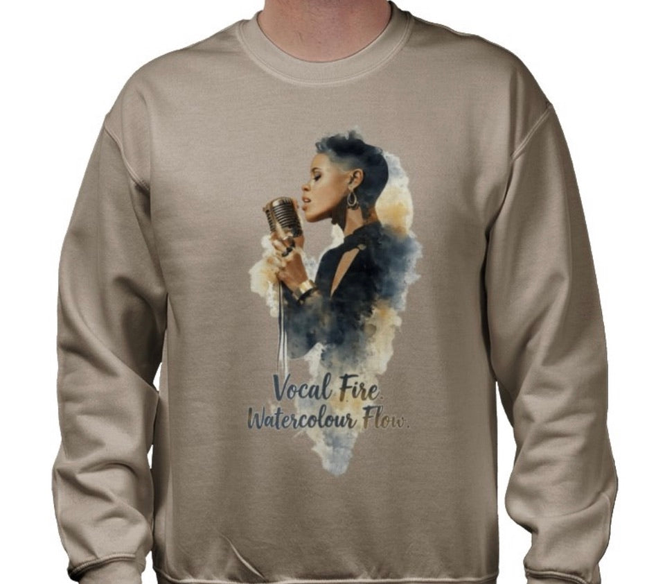 Riff Responsibly | Vocal Fire Watercolour Flow Sweatshirt
