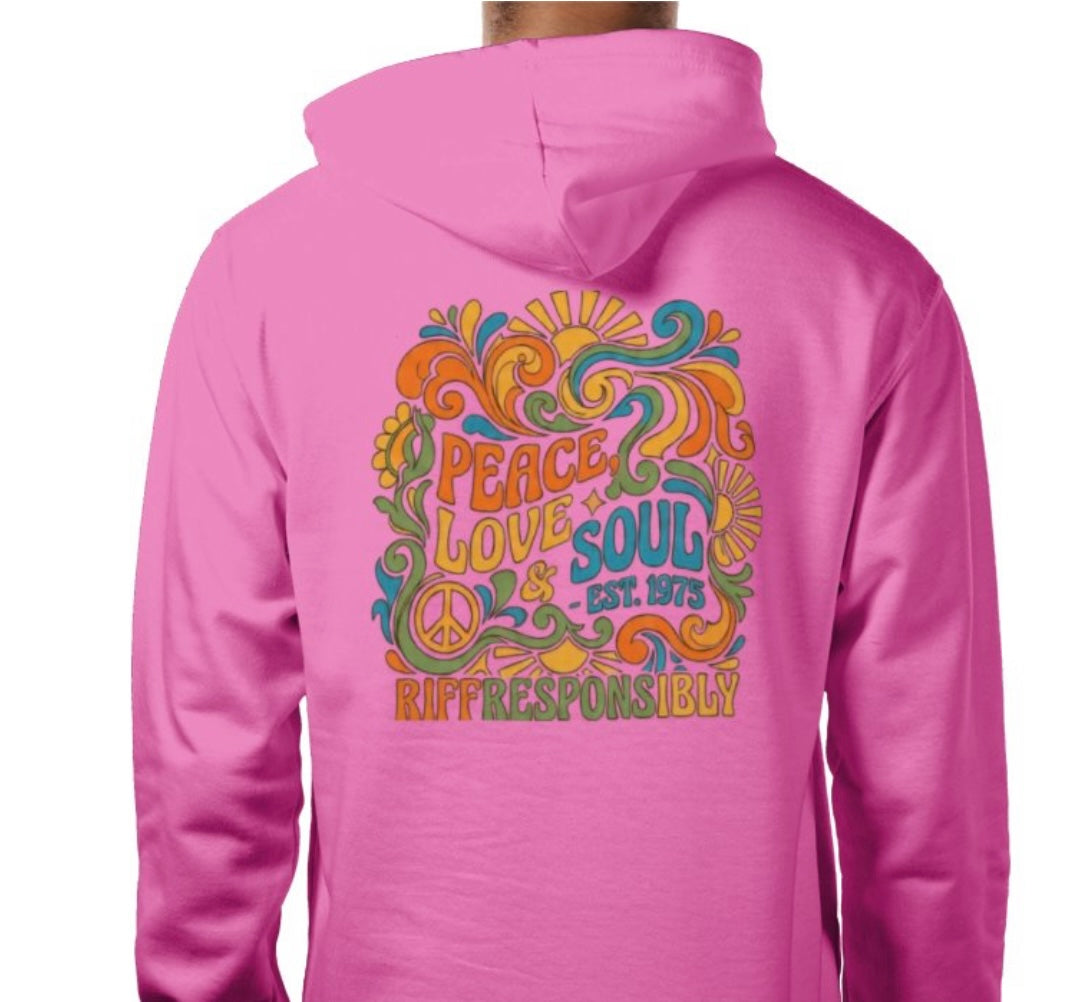 Riff Responsibly | Peace, Love & Soul Hoodie