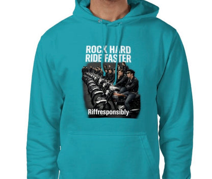 Riff Responsibly | Rock Hard Ride Faster Hoodie