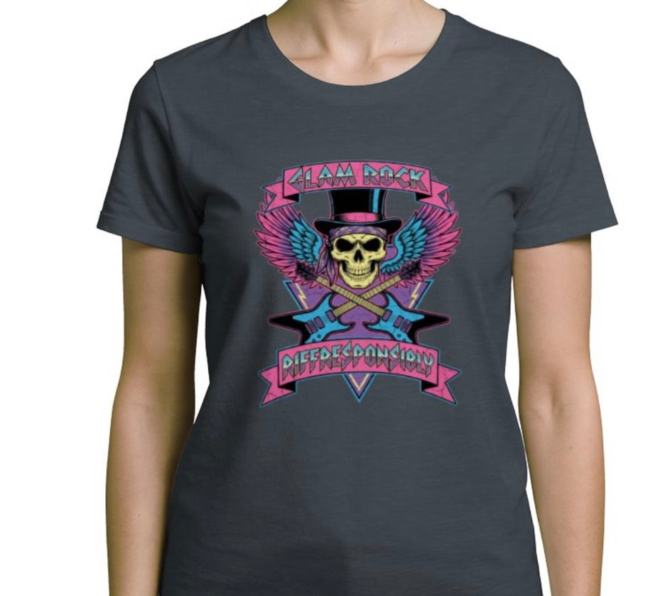 Riff Responsibly | Glam Rock T-Shirt Women