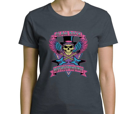 Riff Responsibly | Glam Rock T-Shirt Women