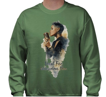 Riff Responsibly | Vocal Fire Watercolour Flow Sweatshirt