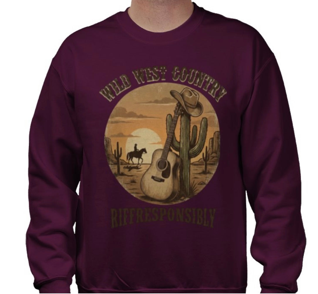 Riff Responsibly | Wild West Country Sweatshirt
