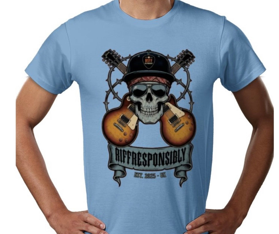 Riff Responsibly | Dead Mans Chords T-Shirt