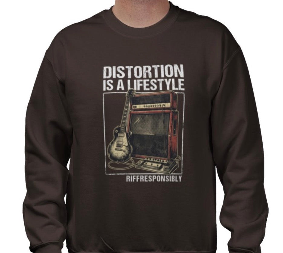 Riff Responsibly | Distortion Is A Lifestyle Sweatshirt