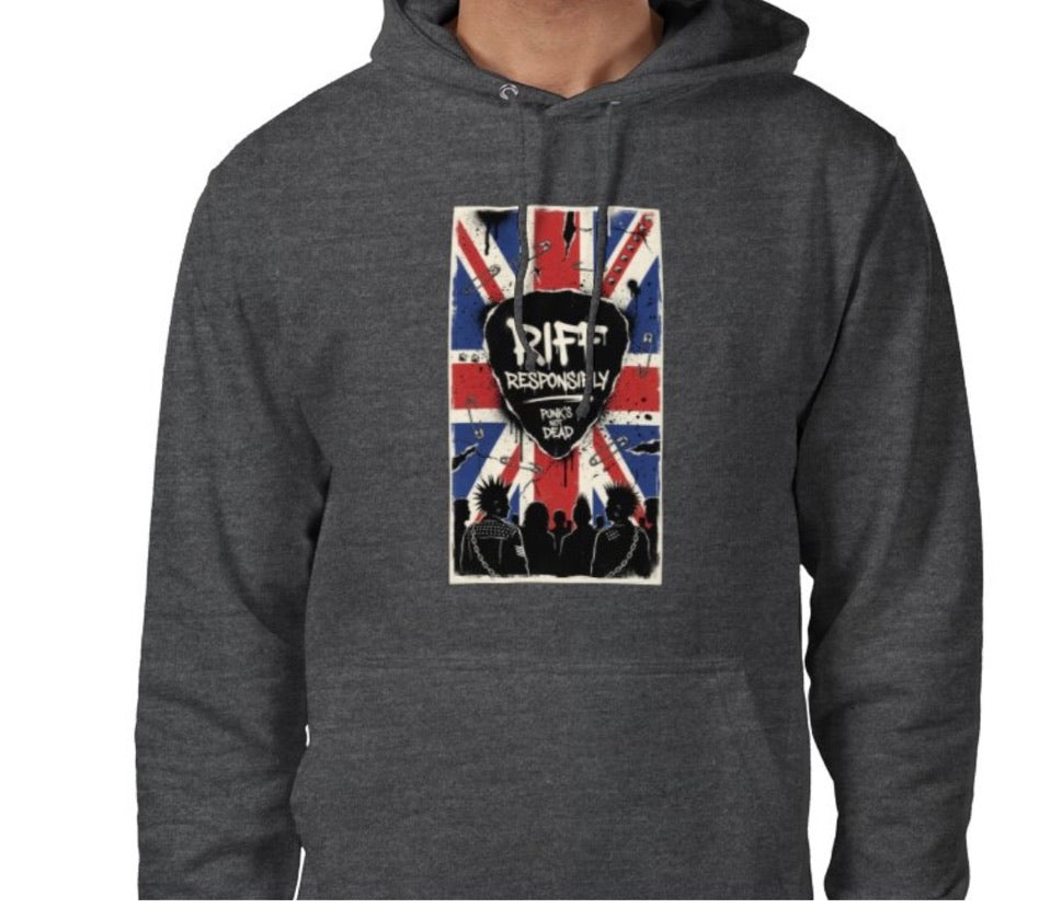 Riff Responsibly | Punk's Not Dead Hoodie