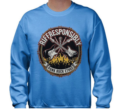 Riff Responsibly | Punk Rock Ethos Sweatshirt