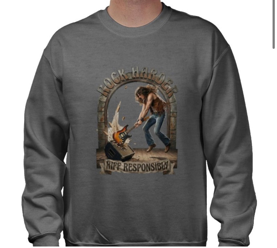 Riff Responsibly | Rock Harder Sweatshirt