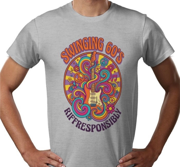 Riff Responsibly | Swinging 60s' T-Shirt
