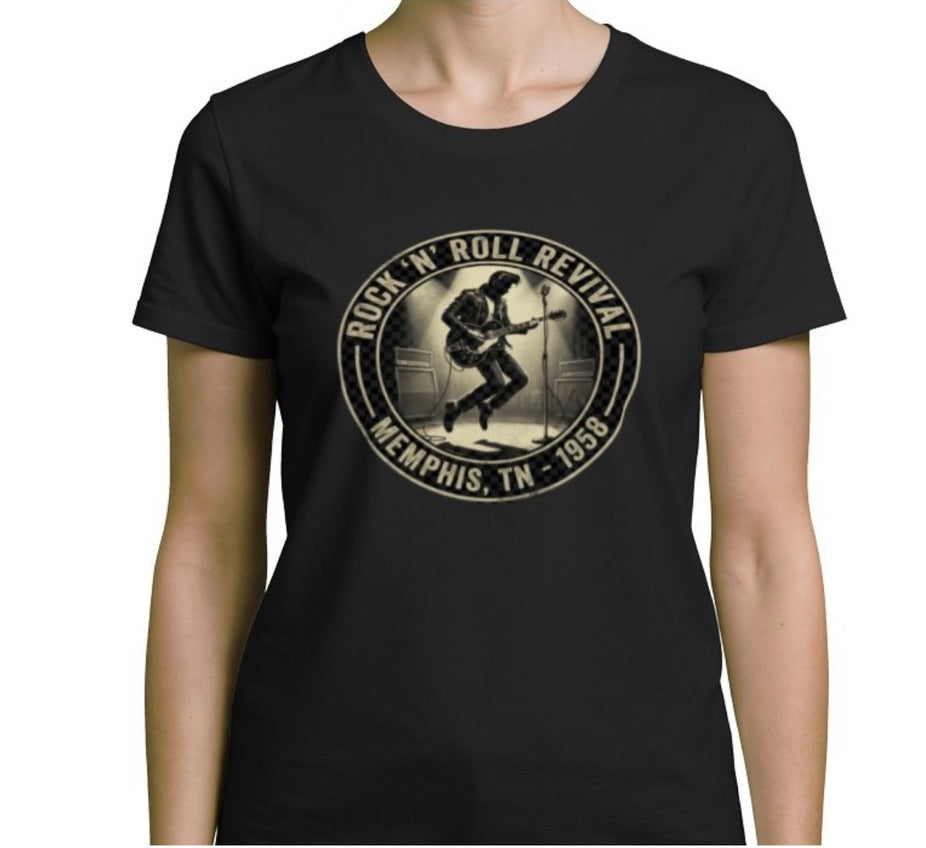Riff Responsibly | Rock 'N' Roll Revival Women T-Shirt