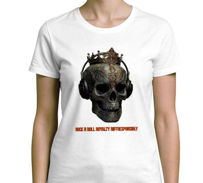 Riff Responsibly | Rock N Roll Royalty Women T-Shirt