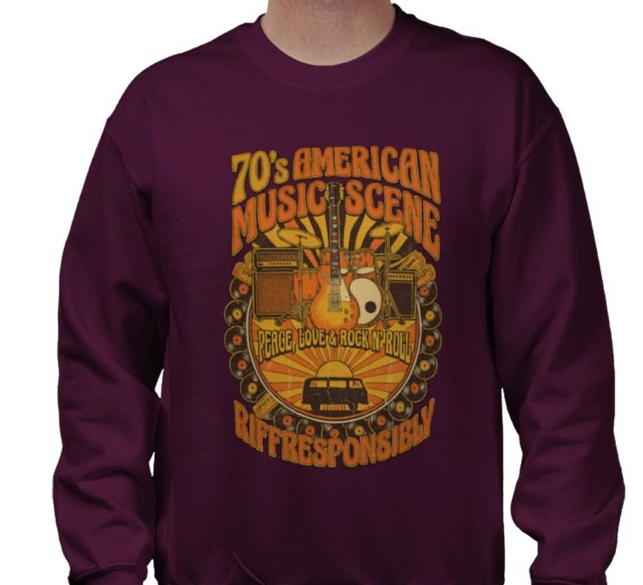 Riff Responsibly | 70's Americana Sweatshirt