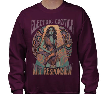 Riff Responsibly | Electric Exotica Sweatshirt