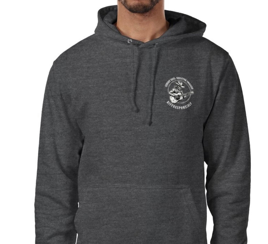 Riff Responsibly | Cowboy Soul Skeleton Swagger Hoodie