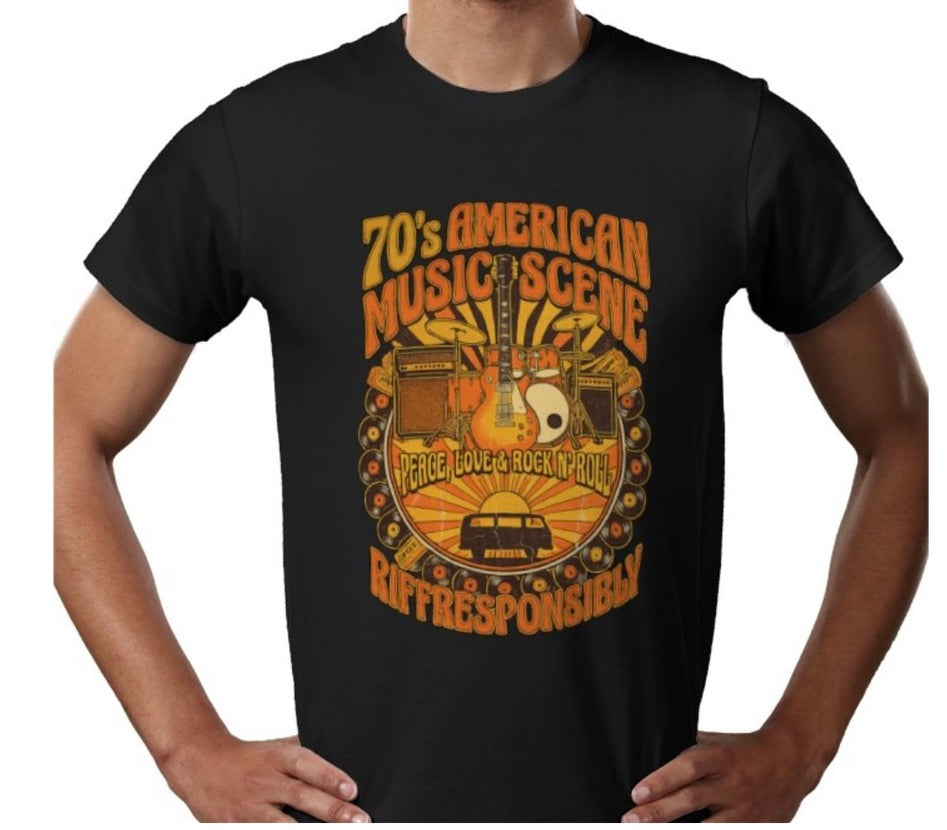 Riff Responsibly | 70's Americana T-Shirt