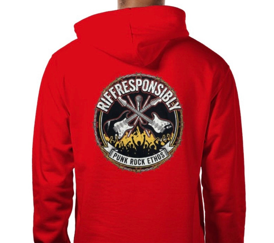 Riff Responsibly | Punk Rock Ethos Hoodie