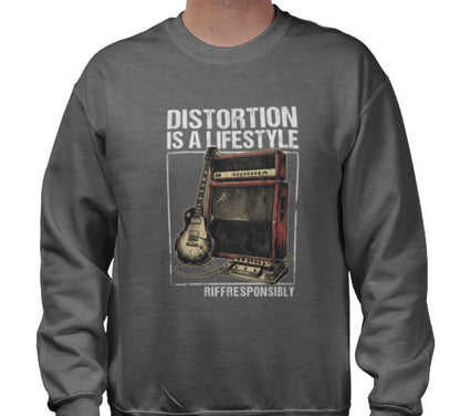 Riff Responsibly | Distortion Is A Lifestyle Sweatshirt