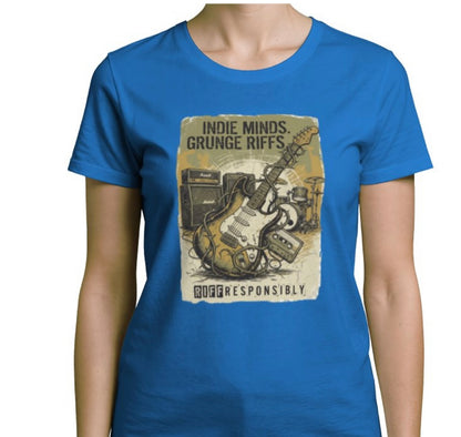 Riff Responsibly | Indie Minds Grunge Riffs Women T-Shirt