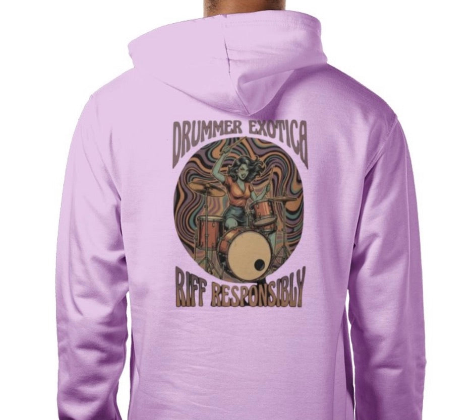 Riff Responsibly | Drummer Exotica Hoodie