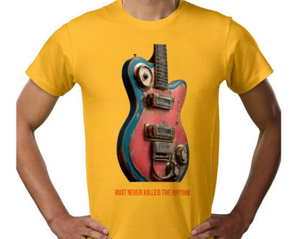 Riff Responsibly |  Rust Never Killed The Rhythm T-Shirt