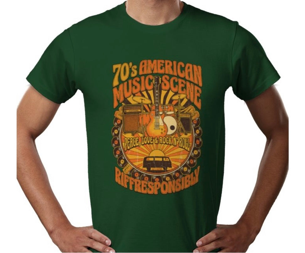 Riff Responsibly | 70's Americana T-Shirt