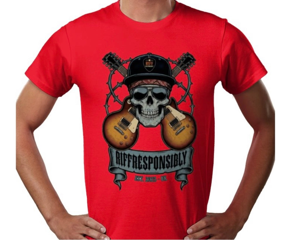 Riff Responsibly | Dead Mans Chords T-Shirt