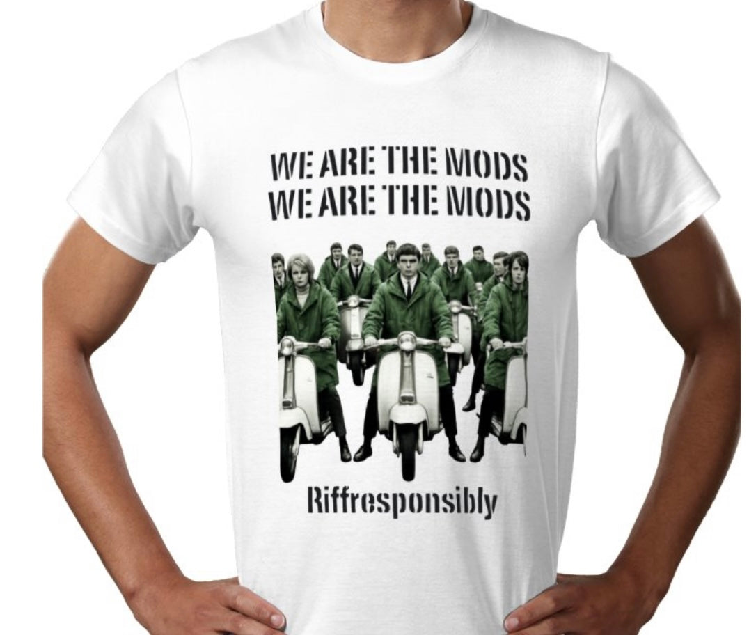 Riff Responsibly | We Are The Mods T-Shirt