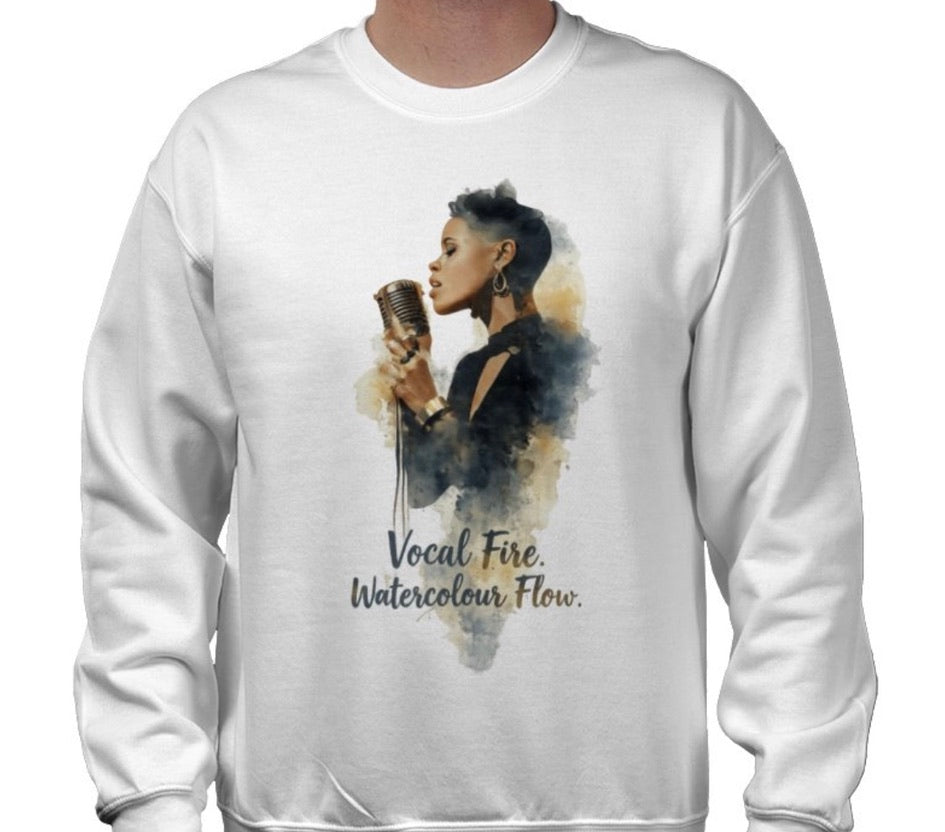 Riff Responsibly | Vocal Fire Watercolour Flow Sweatshirt