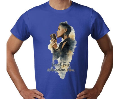 Riff Responsibly | Vocal Fire Watercolour Flow T-Shirt