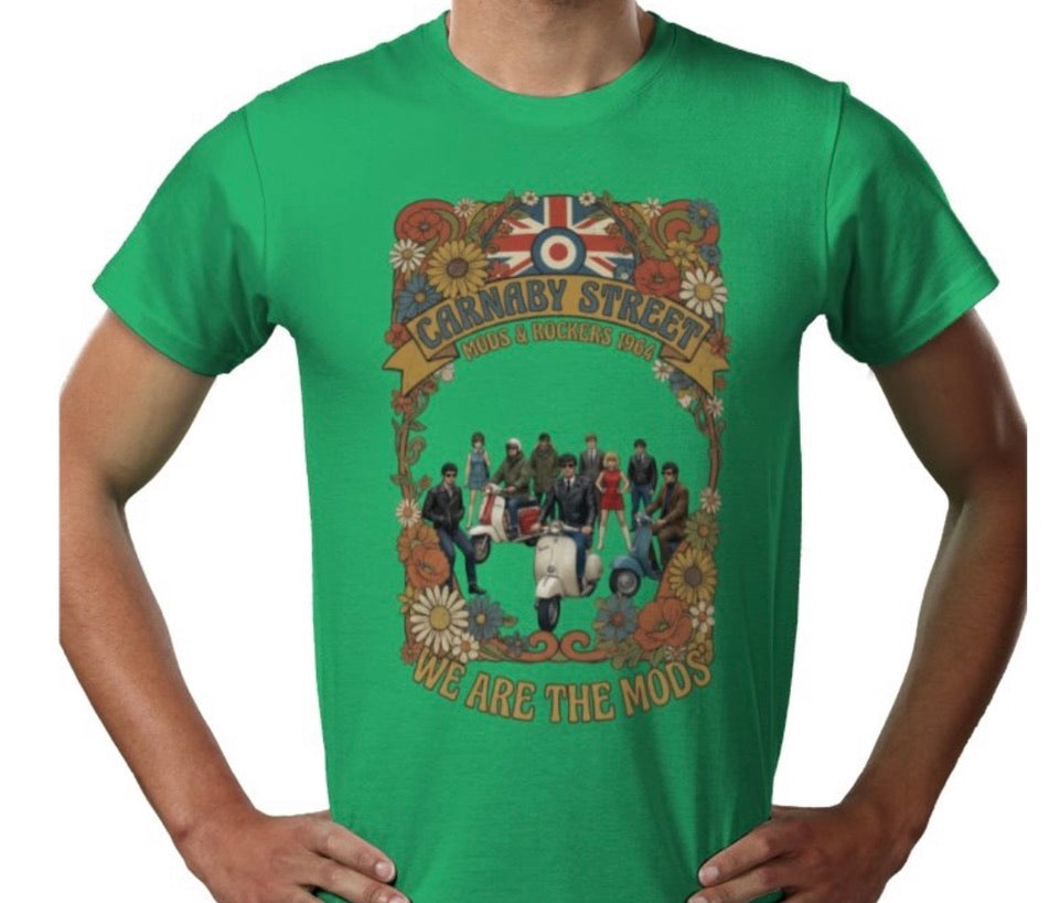 Riff Responsibly | Mods & Rockers 64' T-Shirt
