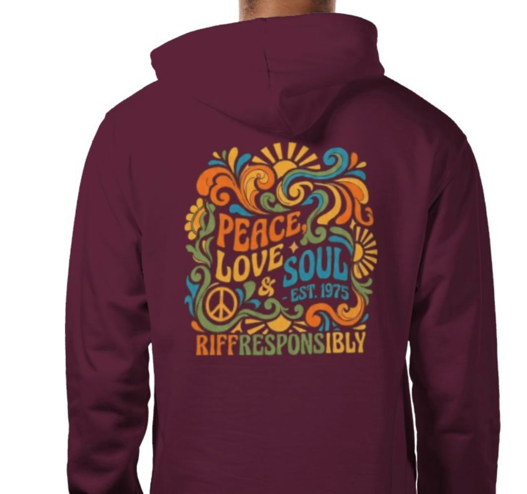 Riff Responsibly | Peace, Love & Soul Hoodie