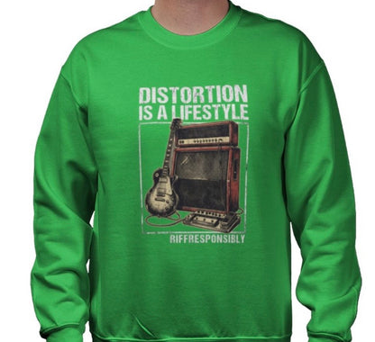 Riff Responsibly | Distortion Is A Lifestyle Sweatshirt