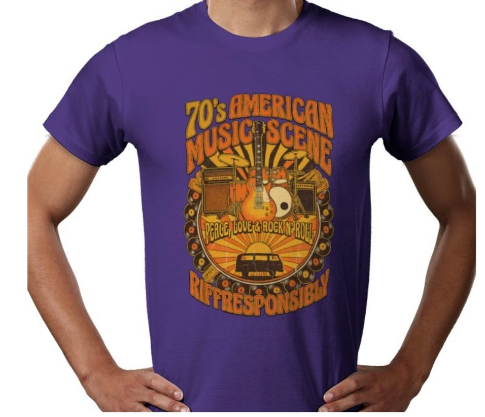 Riff Responsibly | 70's Americana T-Shirt