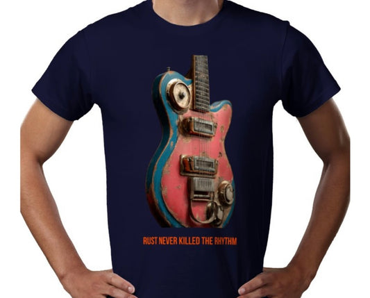 Riff Responsibly |  Rust Never Killed The Rhythm T-Shirt