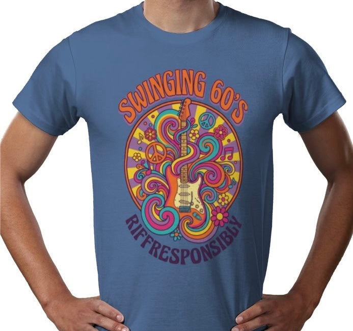 Riff Responsibly | Swinging 60s' T-Shirt