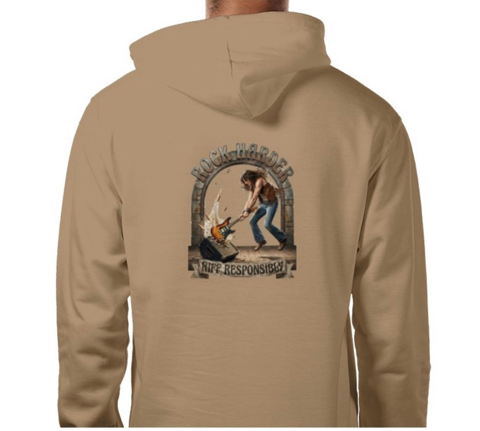 Riff Responsibly | Rock Harder Hoodie