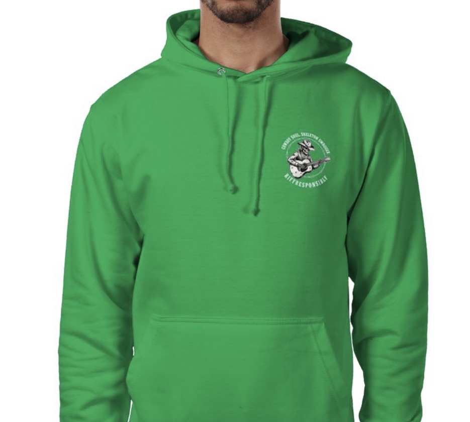 Riff Responsibly | Cowboy Soul Skeleton Swagger Hoodie