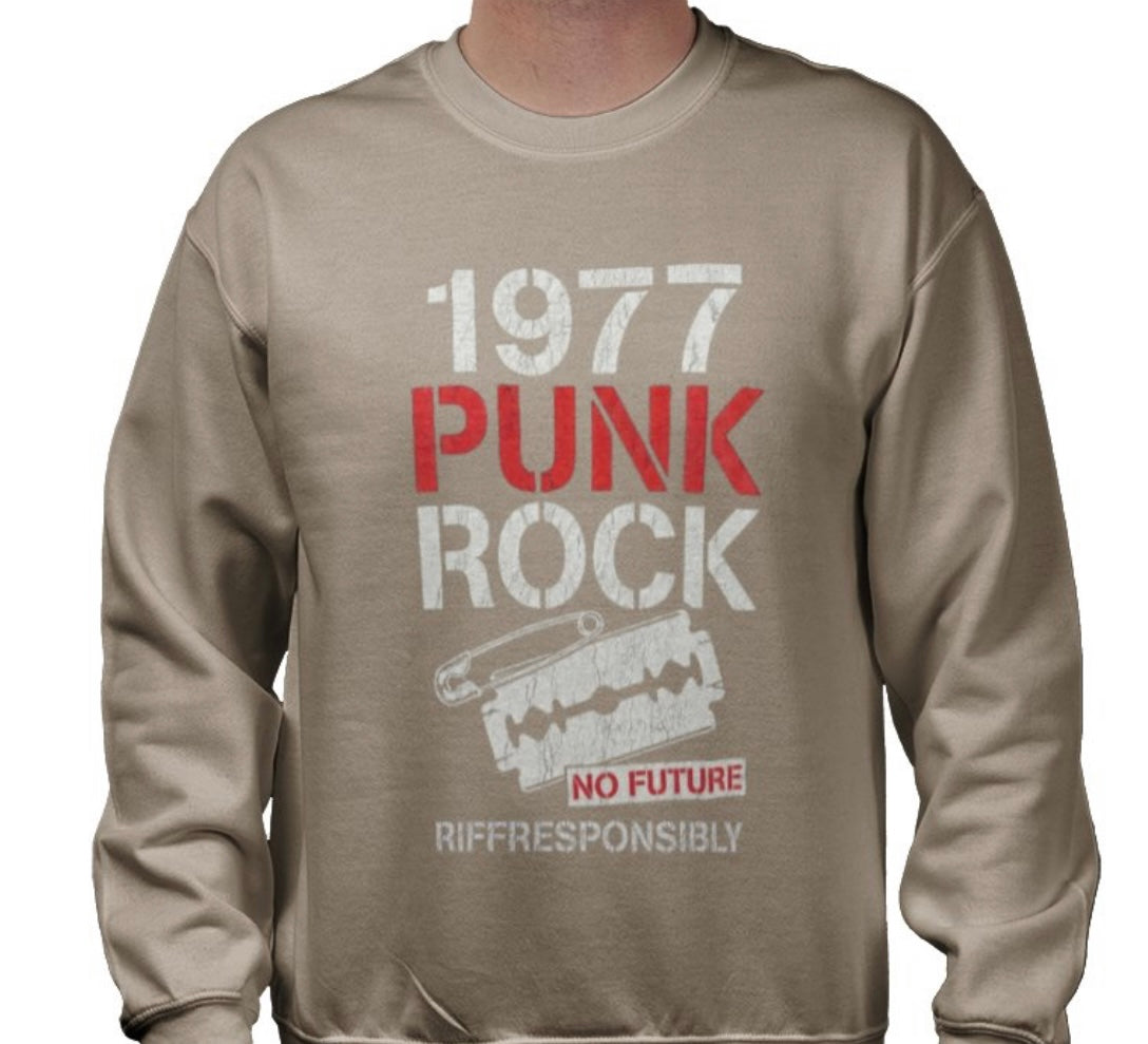 Riff Responsibly | 1977 Punk Rock Sweatshirt