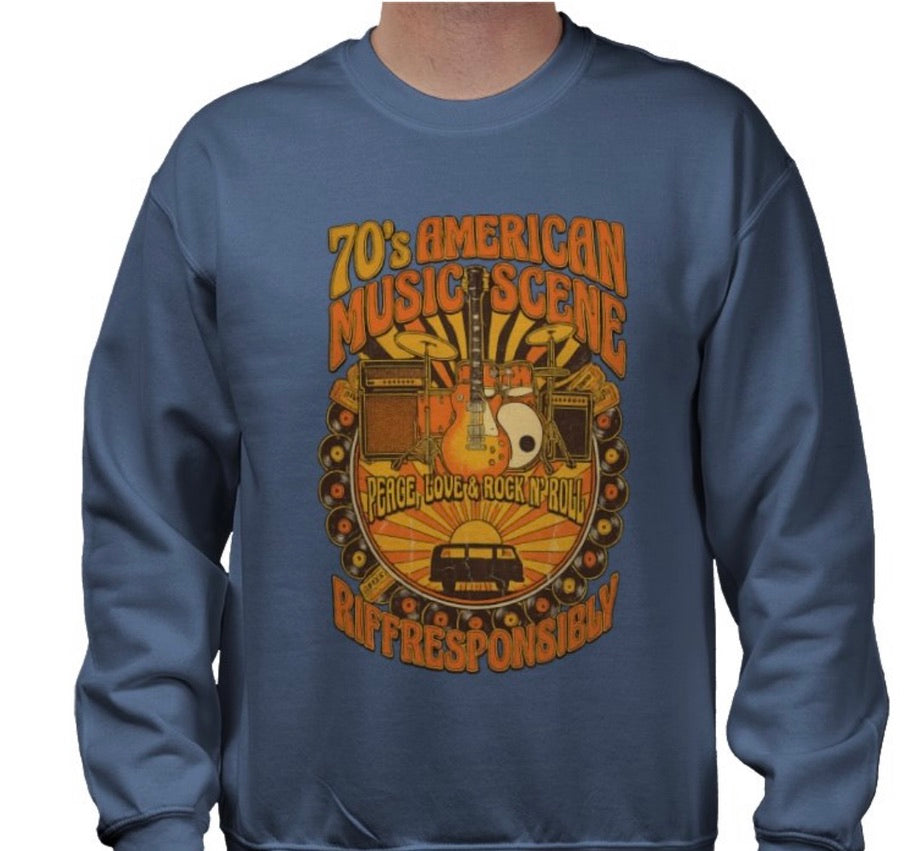 Riff Responsibly | 70's Americana Sweatshirt