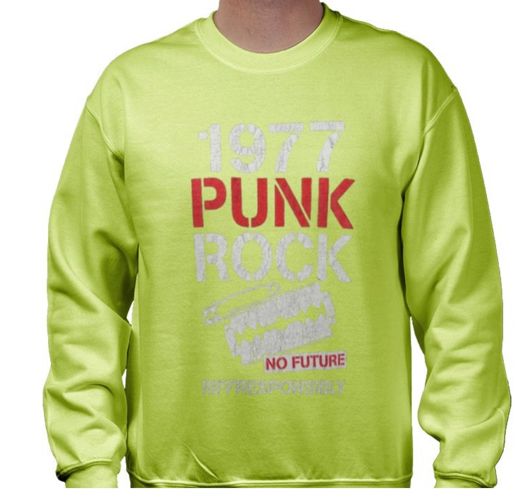 Riff Responsibly | 1977 Punk Rock Sweatshirt
