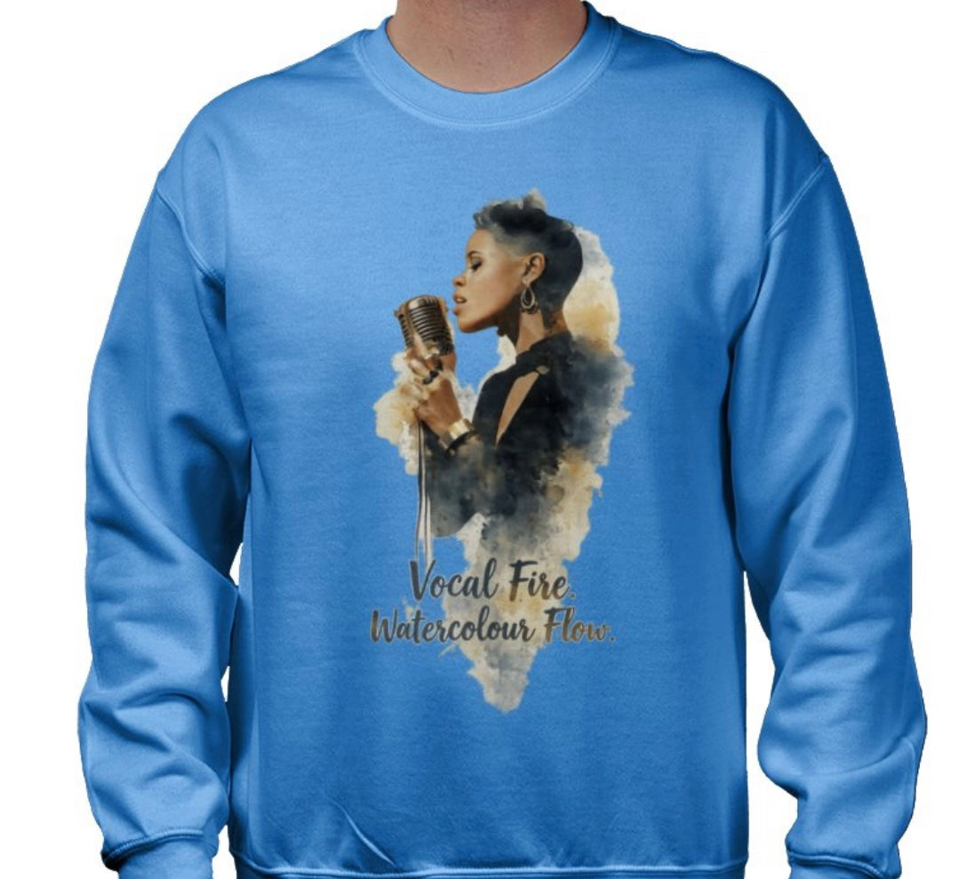 Riff Responsibly | Vocal Fire Watercolour Flow Sweatshirt
