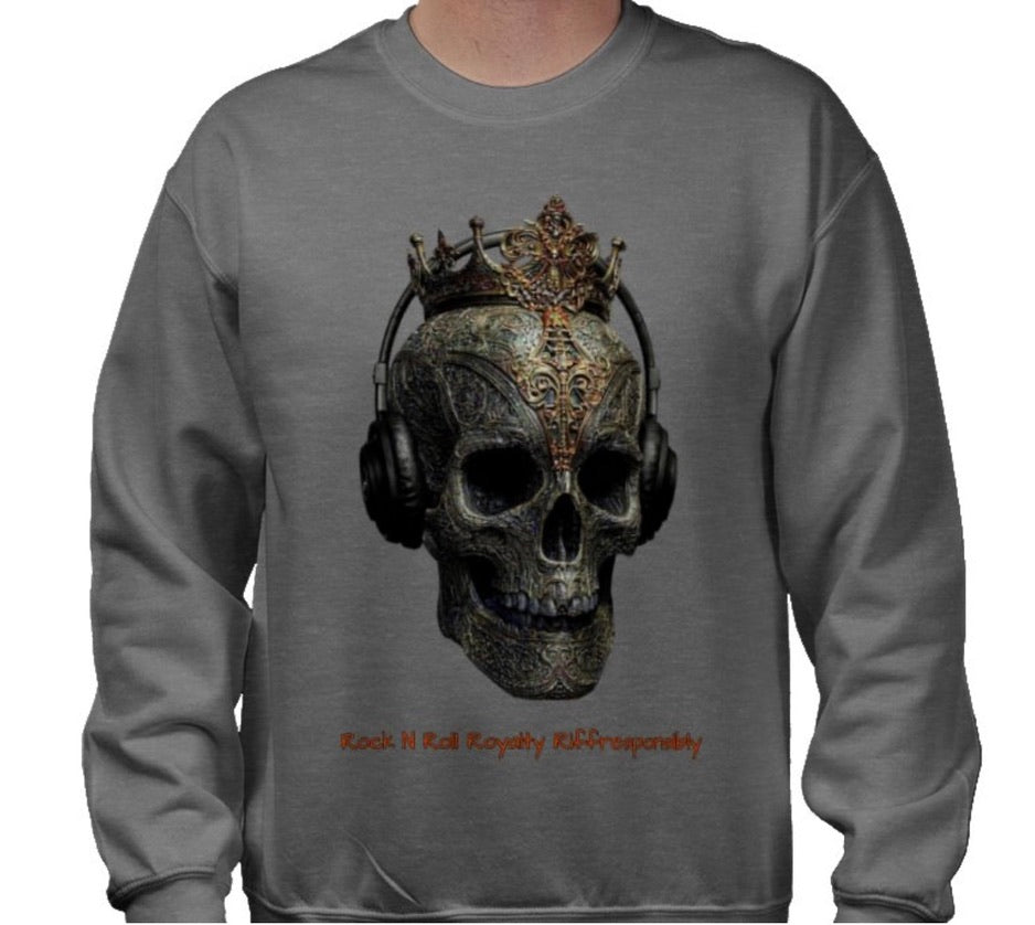 Riff Responsibly | Rock N Roll Royalty Sweatshirt