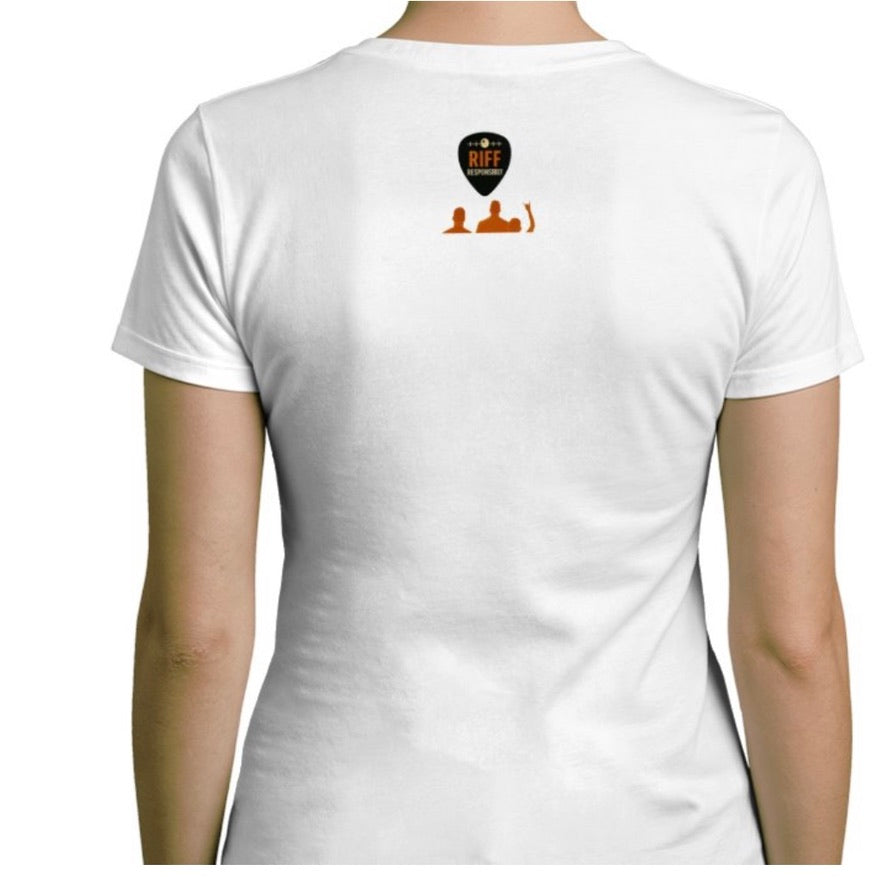 Riff Responsibly | Disco Fever Boogie Nights Women V Neck T-Shirt