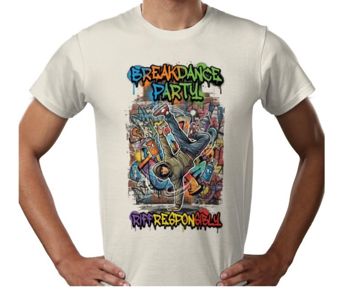 Riff Responsibly | Breakdance Party T-Shirt