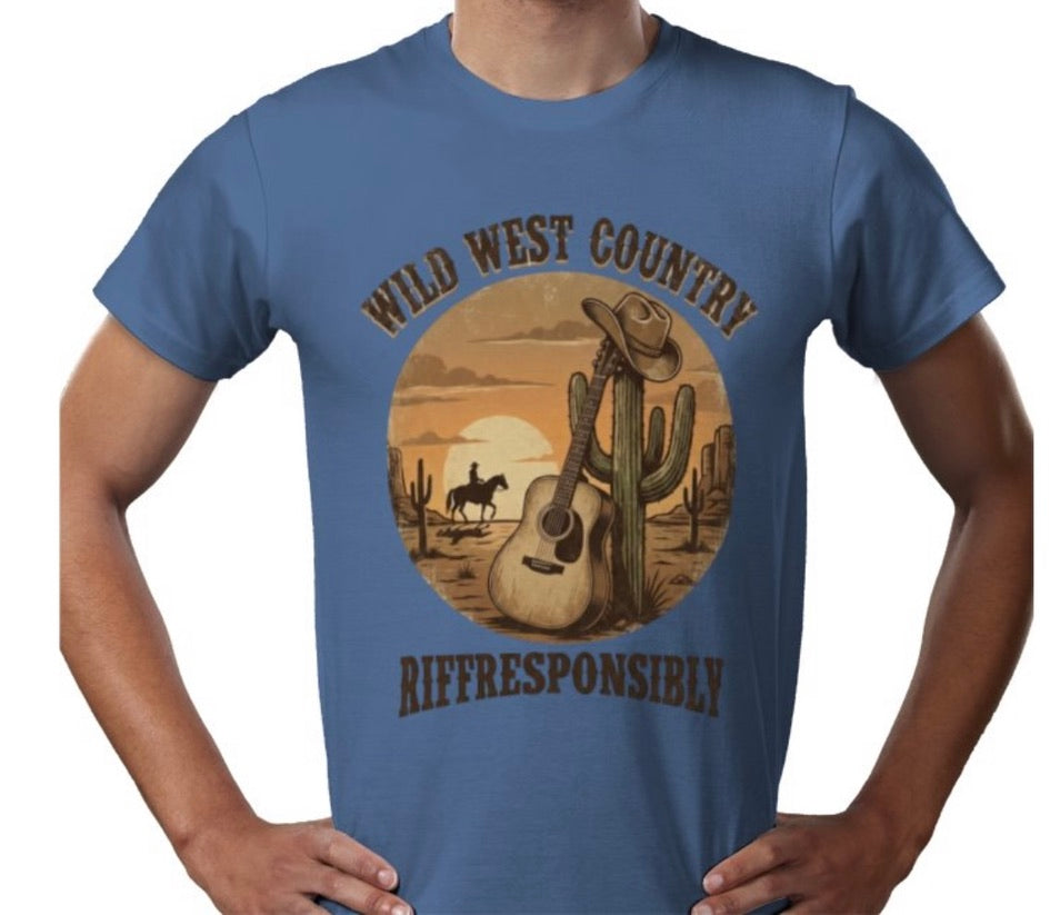 Riff Responsibly | Wild West Country T-Shirt