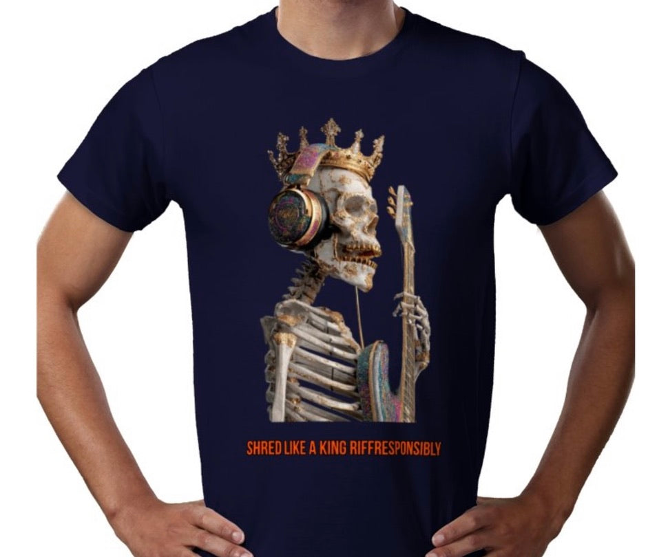 Riff Responsibly | Shred Like A King T-Shirt