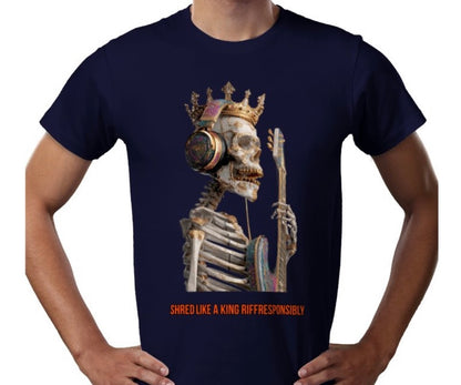 Riff Responsibly | Shred Like A King T-Shirt