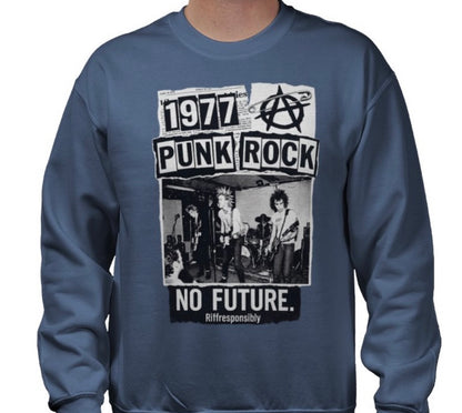 Riff Responsibly | 77' Punk Rock Sweatshirt